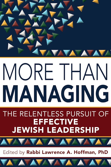 Book cover image for More Than Managing ISBN: 9781580238700